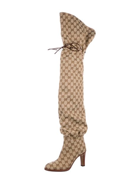 gucci tall boots|gucci thigh high boots sale.